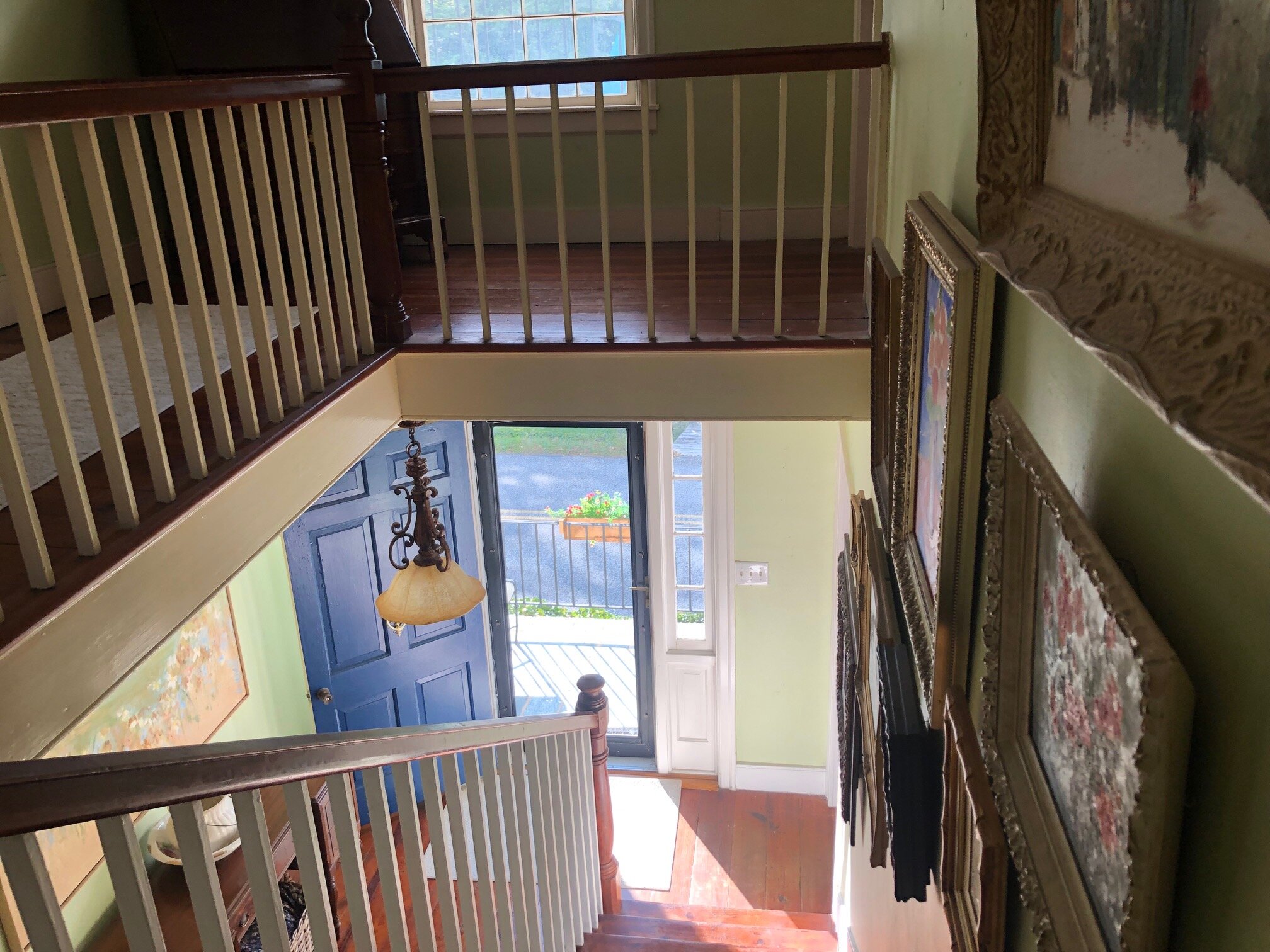 Stairwell Down to Foyer