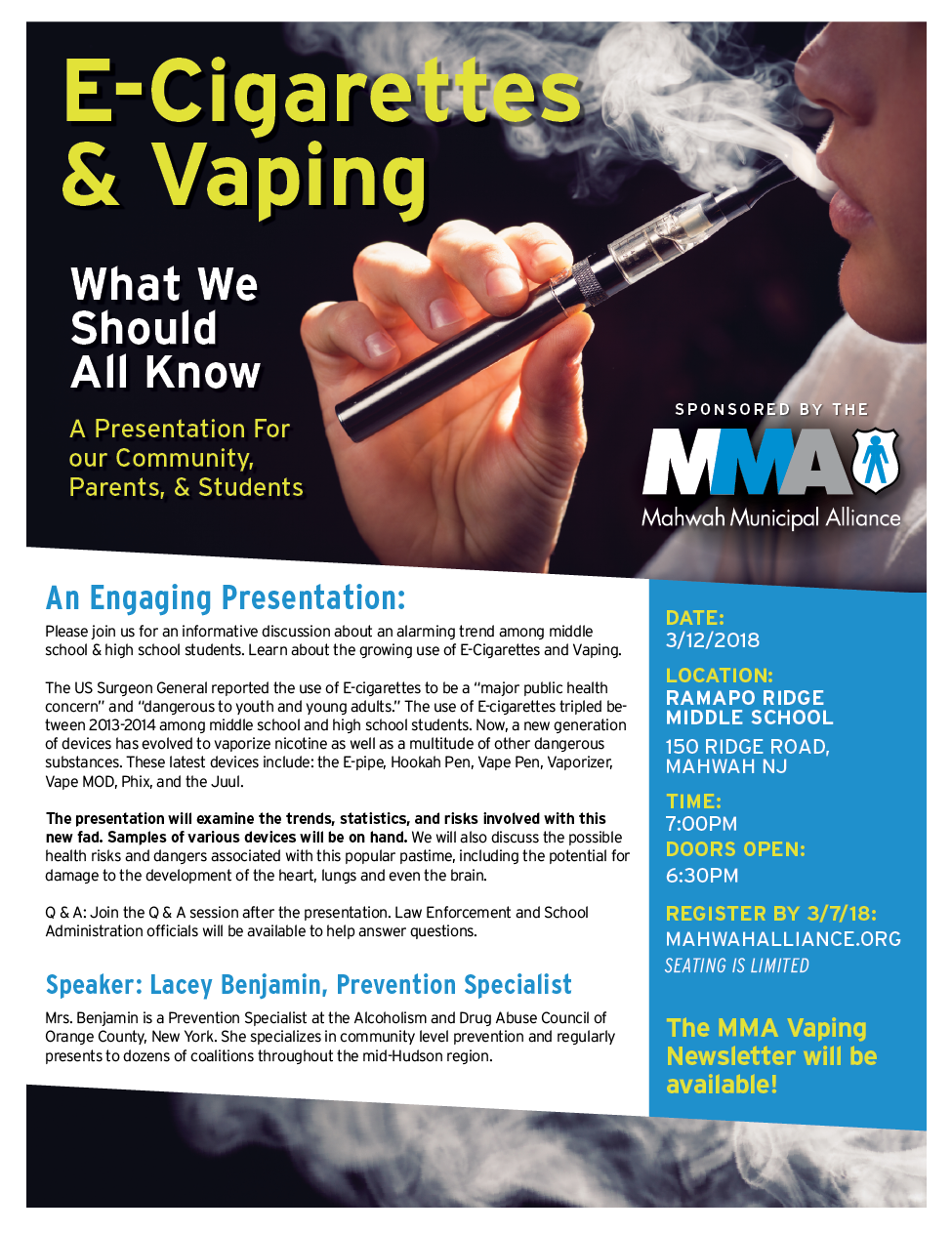 Click to enlarge the flyer