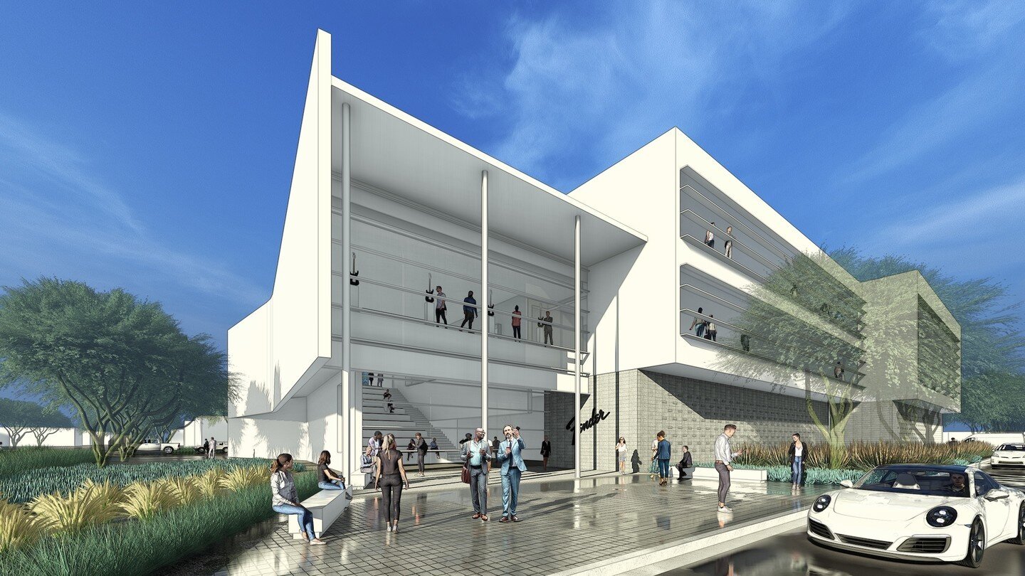 @fender is coming to PV, RED Development's highly anticipated redevelopment of the former Paradise Valley Mall, in a single-tenant office building set to open next year! 🎸 The 80,000-square-foot, three-story building will open in fall 2025 and will 