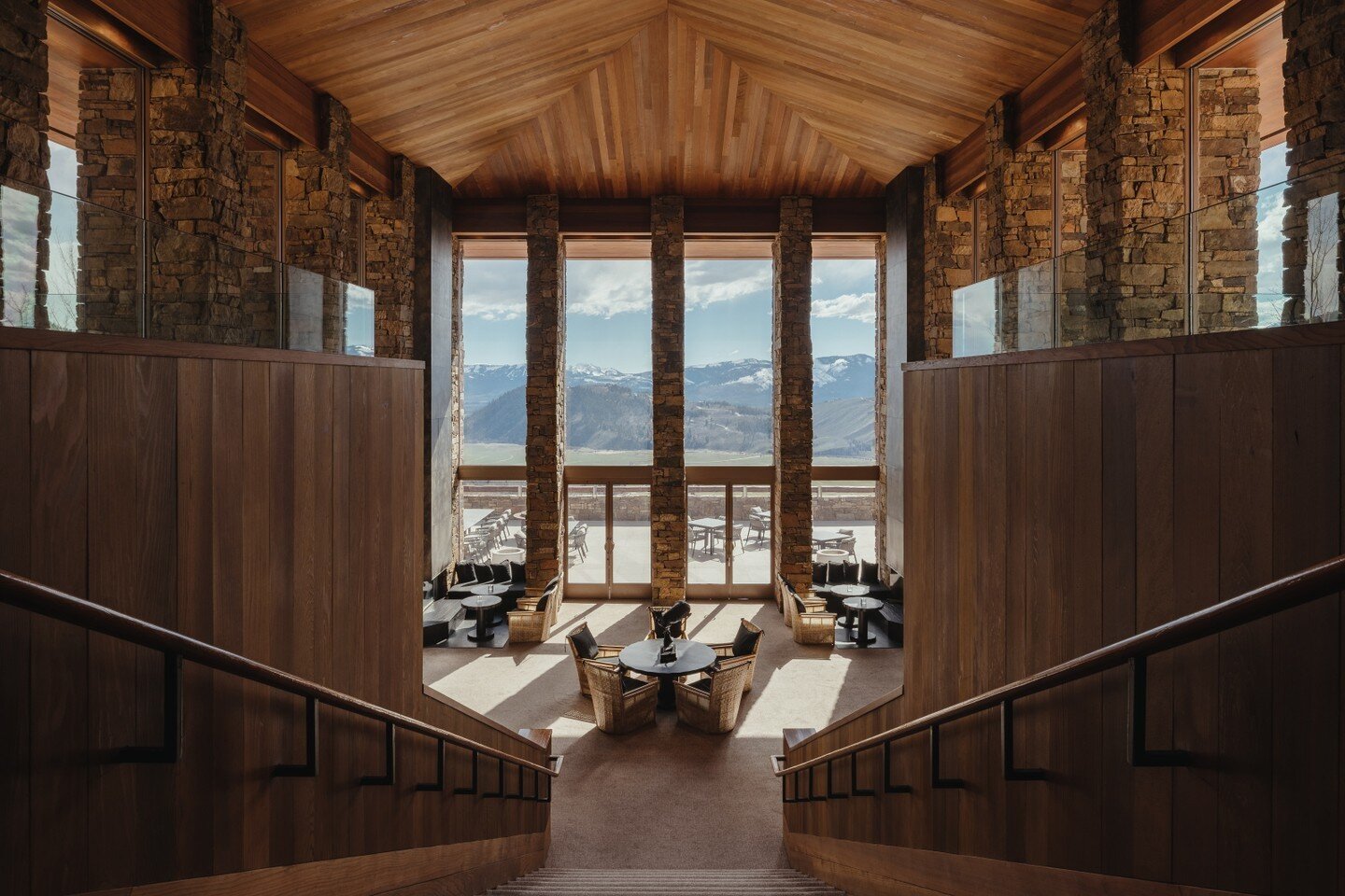 Spring is officially here &amp; Jackson Hole is calling! In the foothills of the Tetons, @Amangani looks out across the peaks and plains of the Snake River Valley. Evoking the pioneering spirit of the Old West in its redwood and sandstone architectur