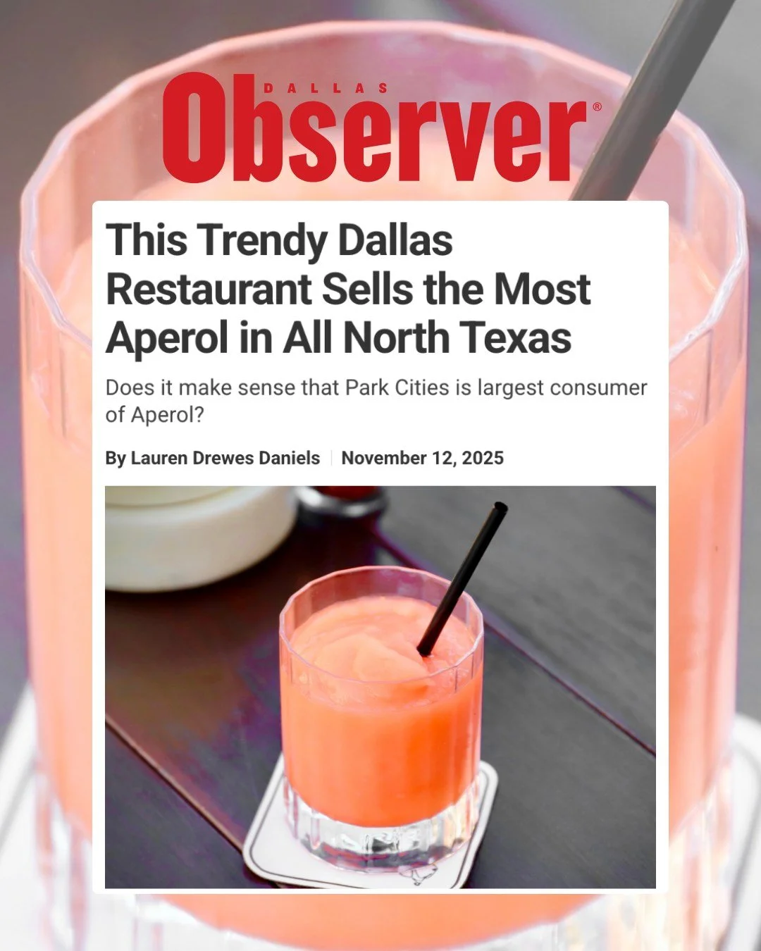 &ldquo;il Bracco is a cool-kids table at the swank Preston Center in Dallas. In a land of scenes to be seen, it requires shades and reservations.&rdquo; According to a new @dallasobserver feature, not only is @ilbraccorestaurant a North Texas hotspot