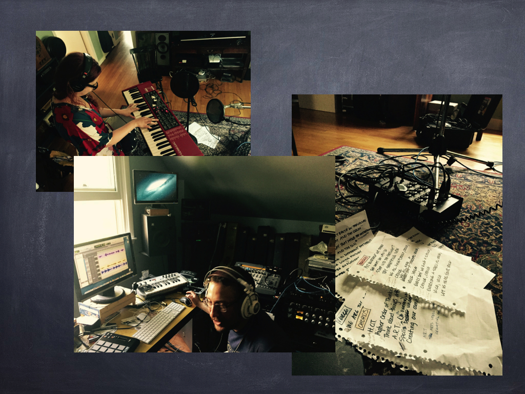 in the studio