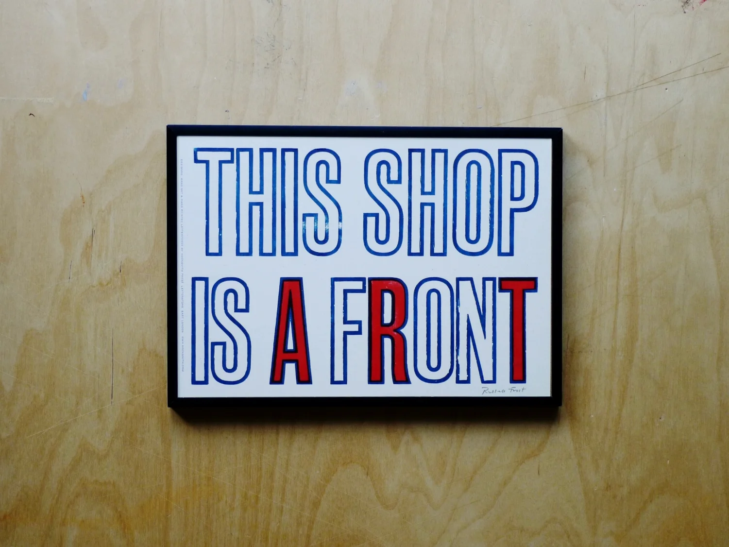 This Shop Is A Front Hooksmith Press