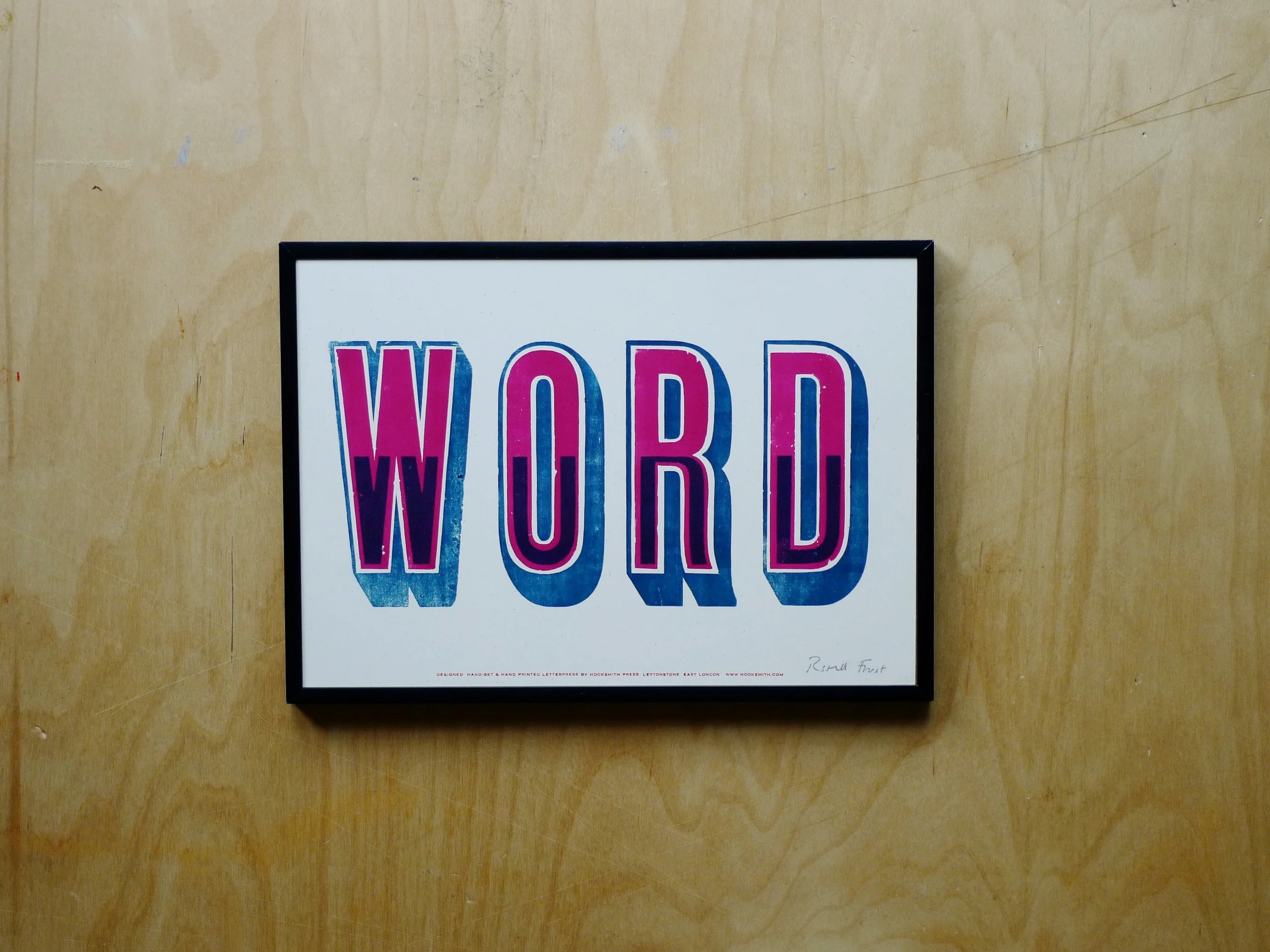 Word Letterpress