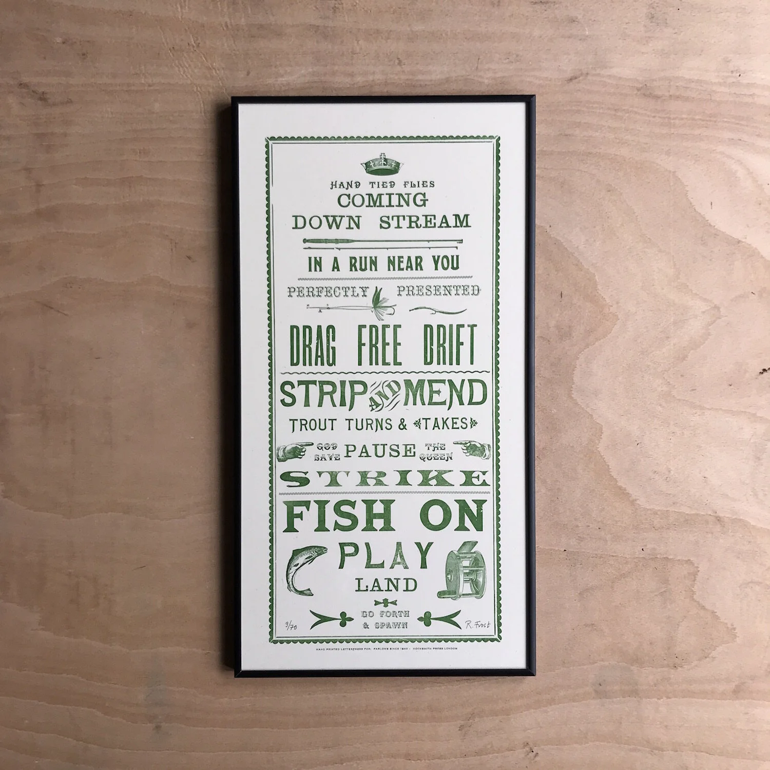Strip and Mend_Hooksmith Press Trout Fishing Art