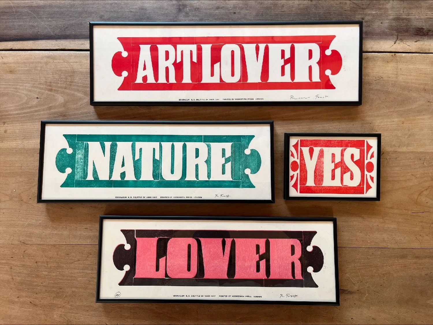 Delittles Eboracum Improved White Letter Type at Hooksmith Press London Artist Russell Frost .jpg