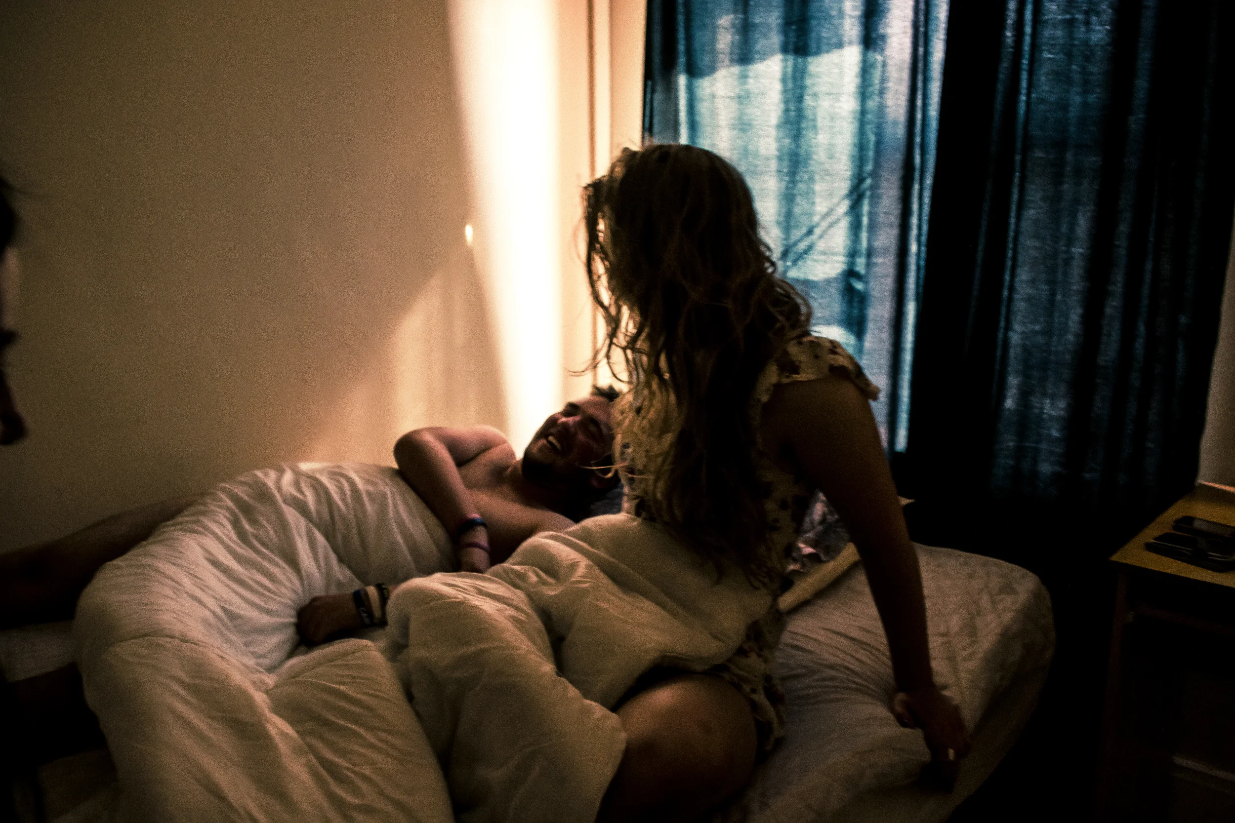 Jack Looby and Kate Bauer in Bed. COLM SUMMERS 2013.JPG