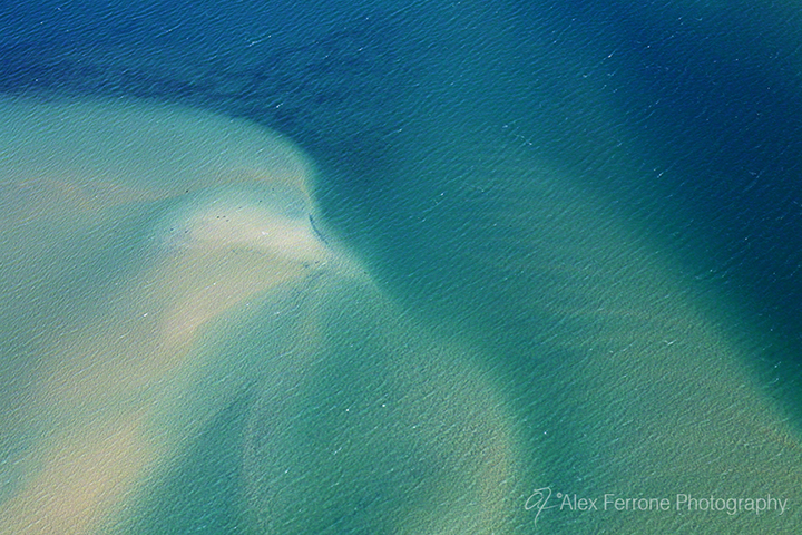 Flow of Green and Blue