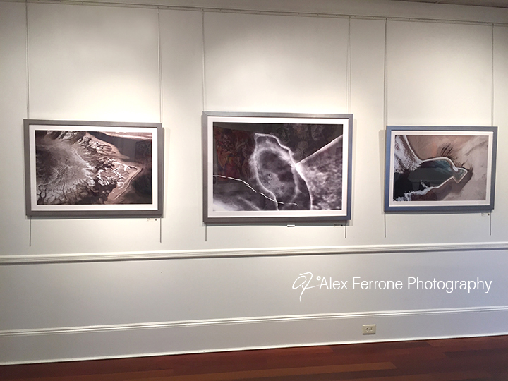 Winter Aerial Observations exhibited at Ashawagh Hall, East Hampton, NY 2015