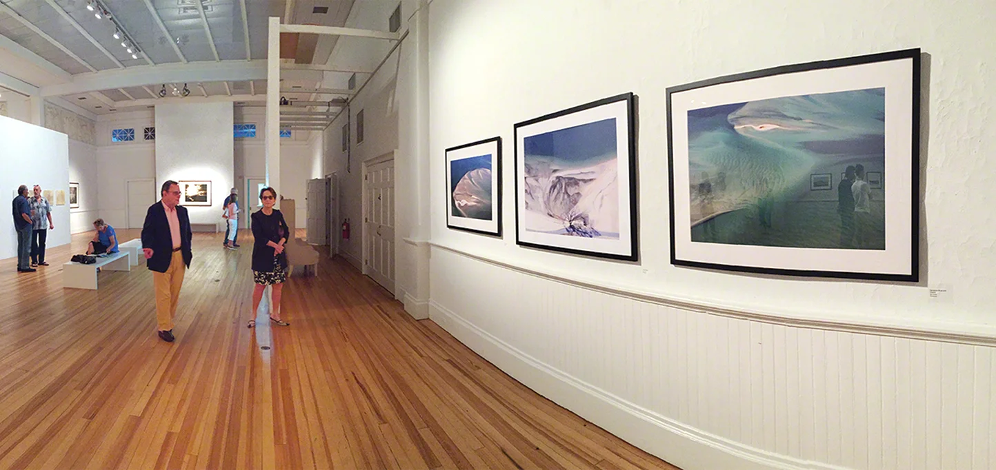 Exhibit installation at Southampton Arts Center, Southampton, NY.
