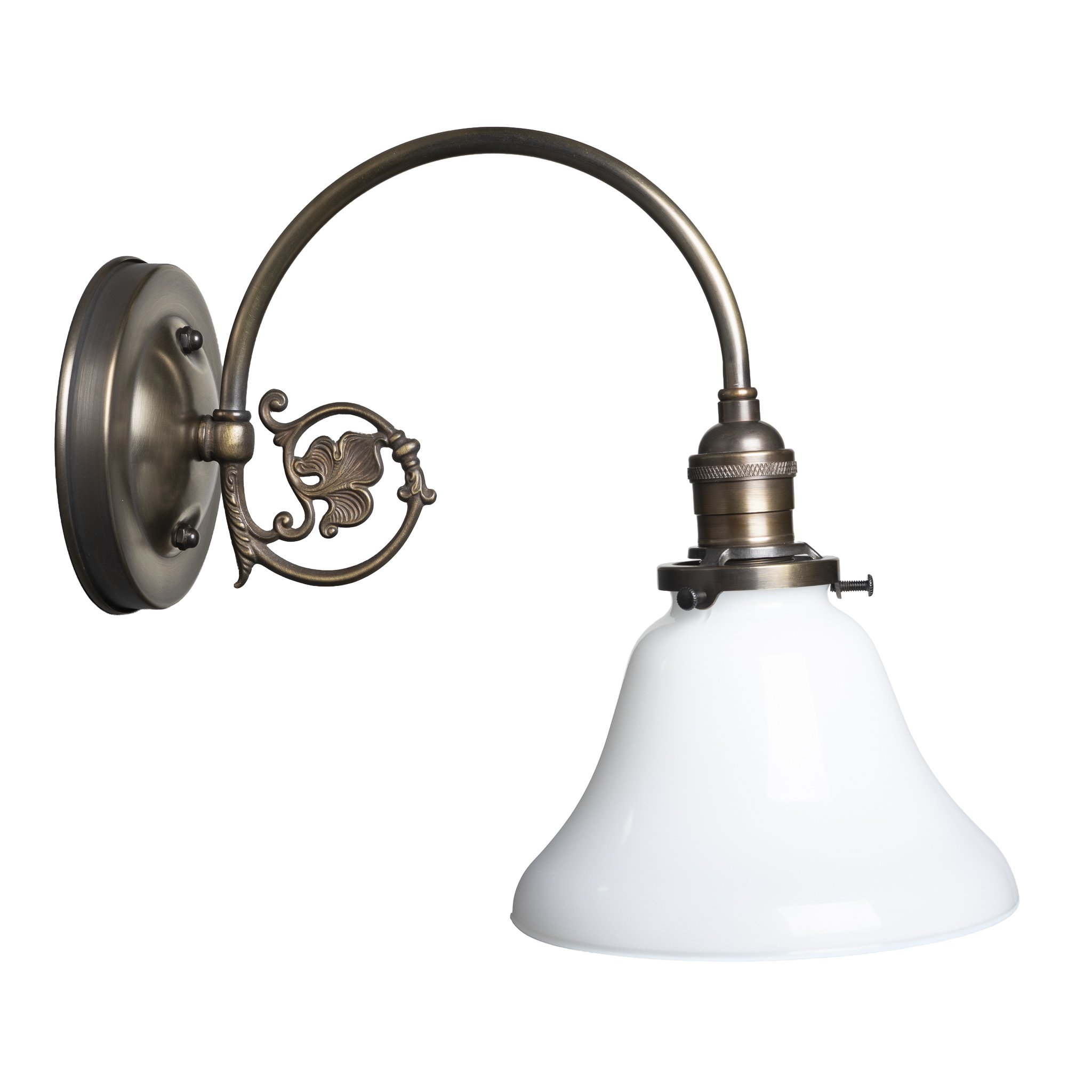 The Scanlon - Opal Glass Wall Sconce