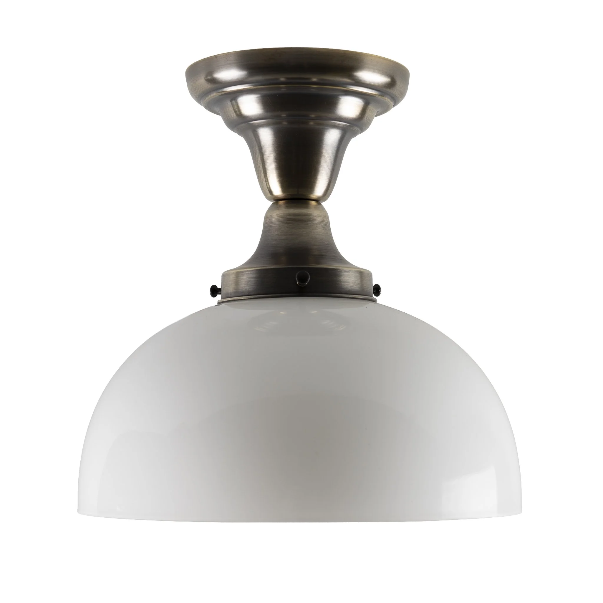 Opal Milk Glass 10" Dome Shade Ceiling Fixture