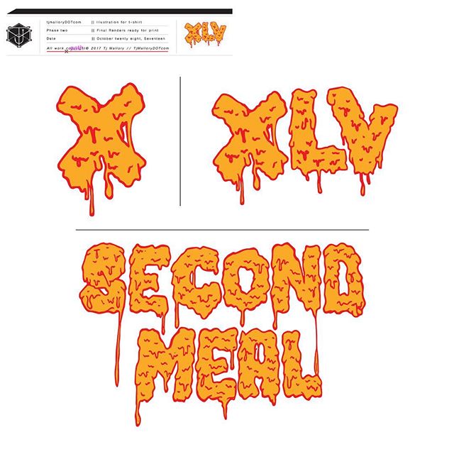 Typography design getting me all hungry!!! T-shirt Design for @xlvfilms #tjmallorydotcom #production #productionassistant #tshirtdesign #pizza #illustration #vector #designer #typography #type #cheese #tylerthecreator