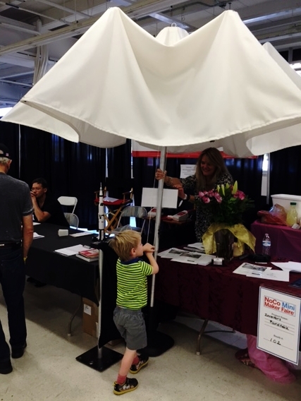 4 year old enthusiast of Northern Colorado's Mini Maker Faire