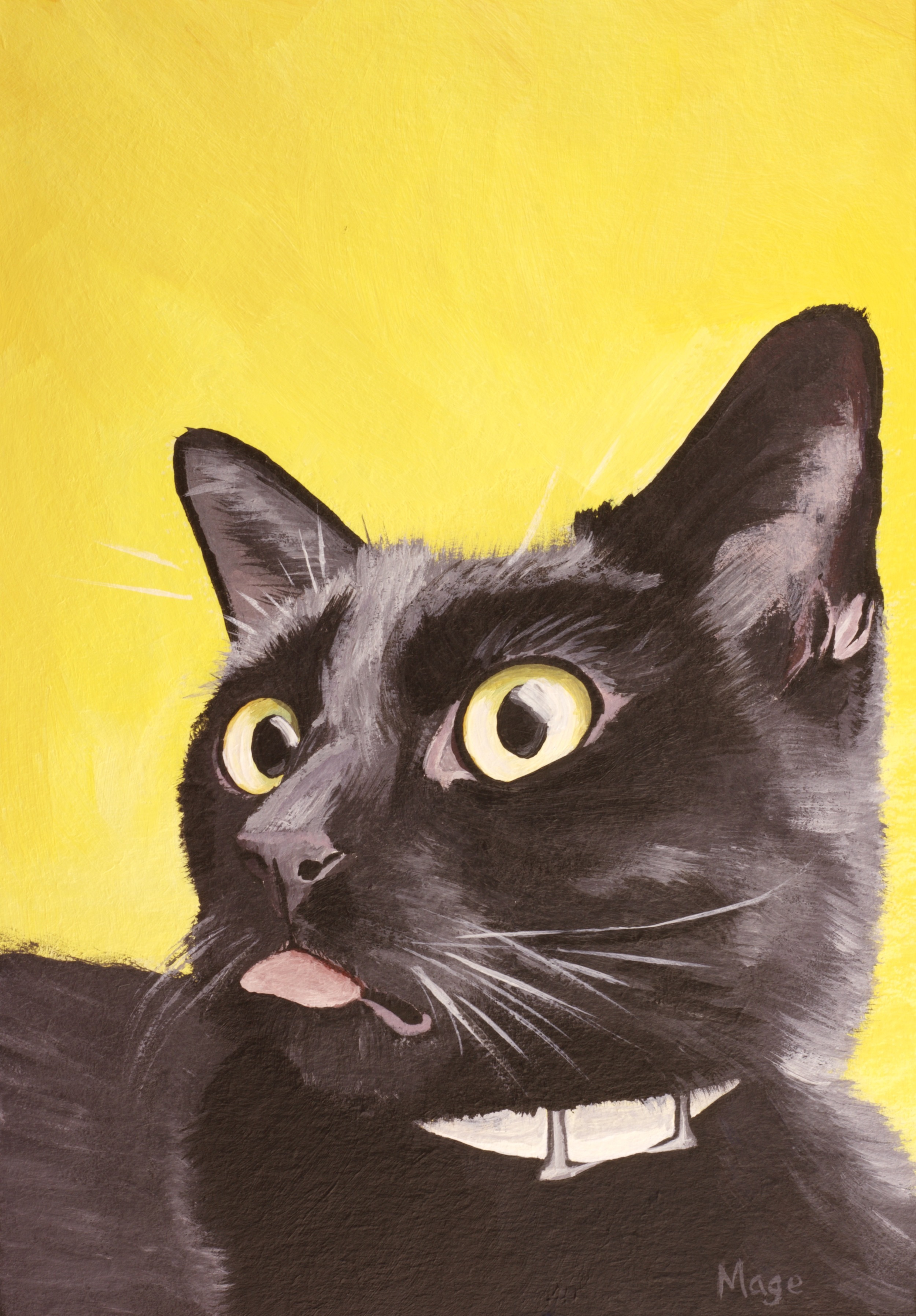 Cat Portrait #2 - Commissioner Gordon (2016)