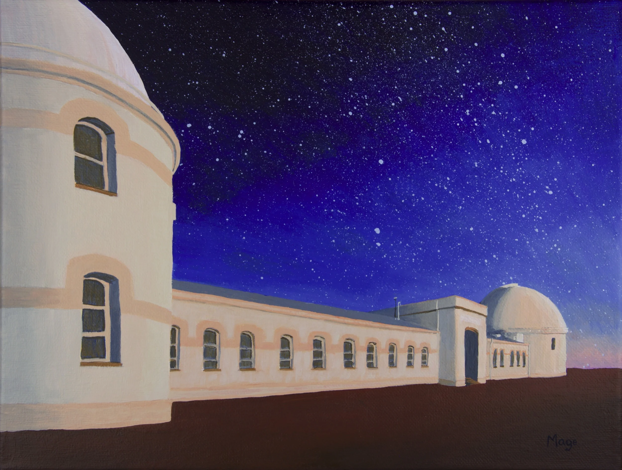 The Lick Observatory at Sunset (2016)