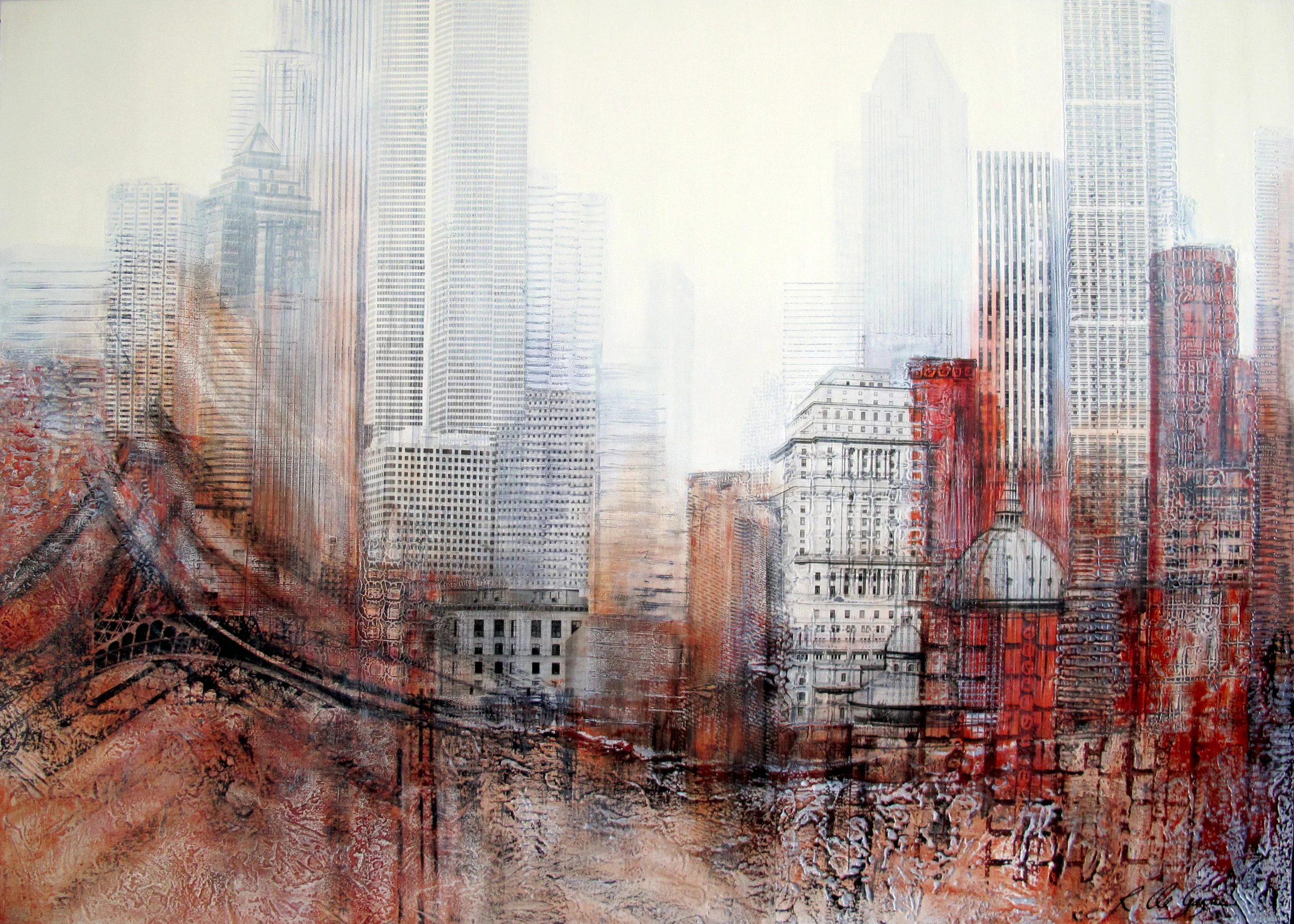 En symbiose - II  (Vendu/Sold)