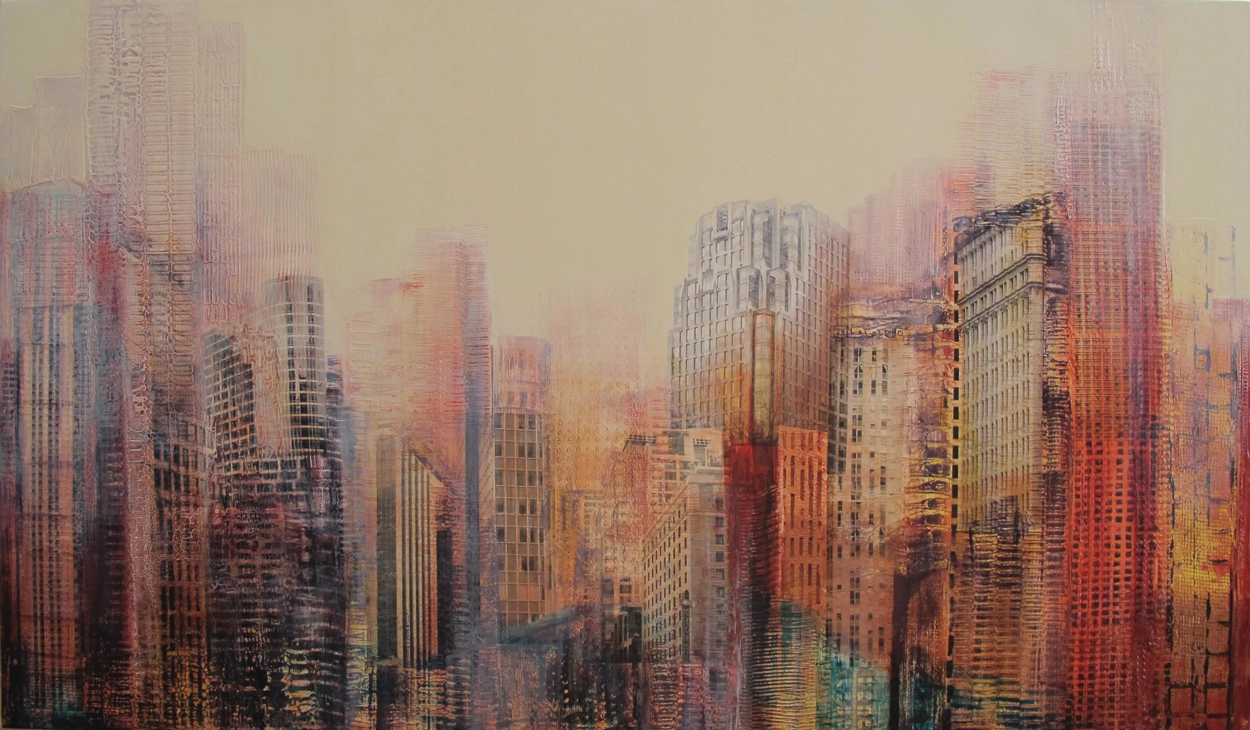 Misty Morning in Downtown Vancouver  (Vendu/Sold)