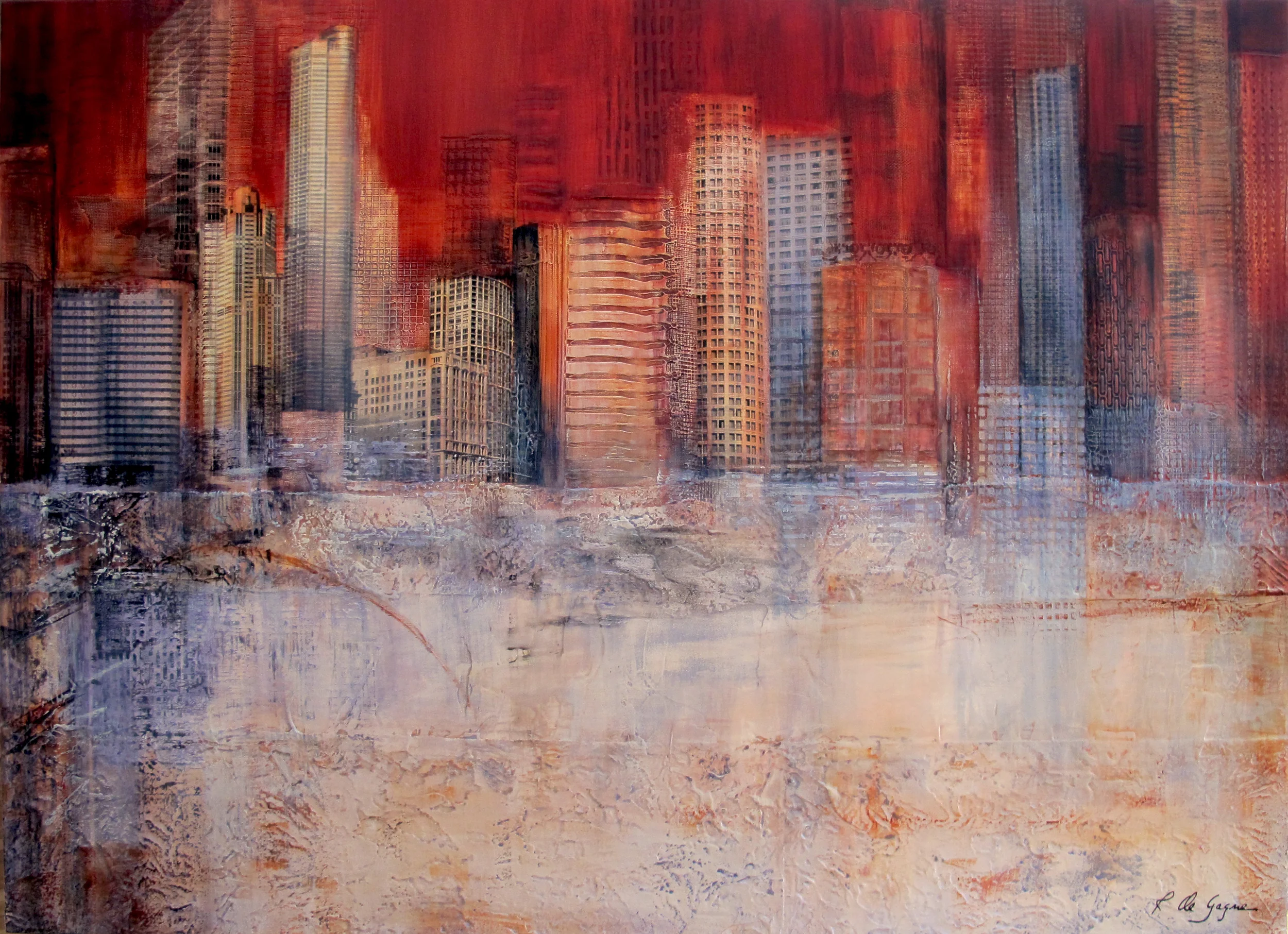 Sky Afire  (Vendu/Sold)