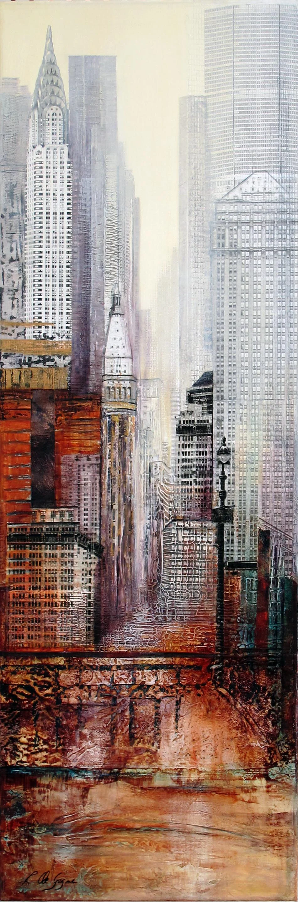 Early Morning in Manhattan  (Vendu/Sold)