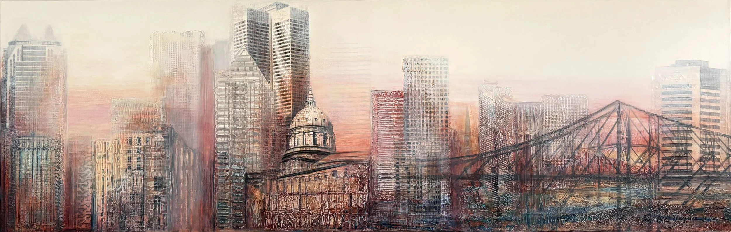 Aube à Montréal - III   (Vendu/Sold)