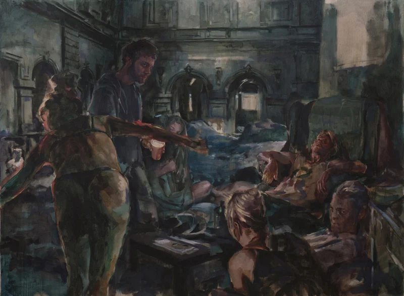 The Seeds of Loss, oil on canvas, 110 x 146 cm, 2015