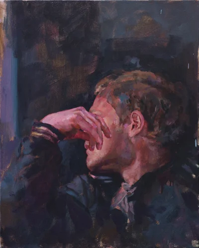 Buried, oil on canvas, 51 x 40.5 cm, 2014