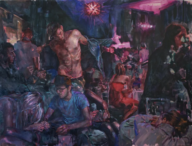 States of Decay, oil on canvas, 110 x 146 cm, 2015