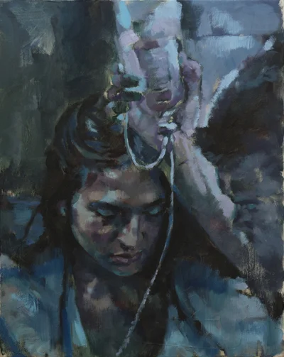 Filter, oil on canvas, 51 x 40.5 cm, 2015