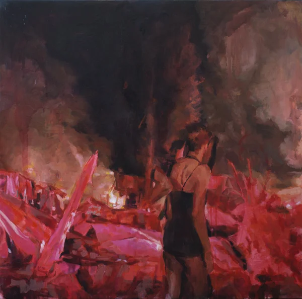 Horizon, oil on canvas, 76 x 76 cm, 2015