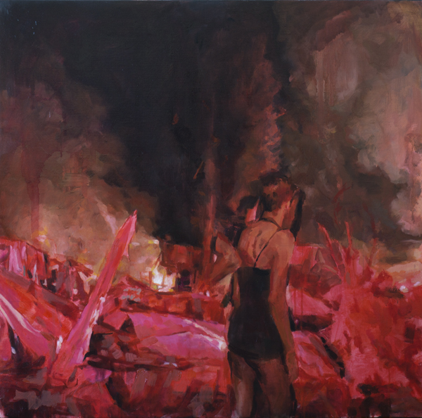 Horizon, oil on canvas, 76 x 76 cm, 2015