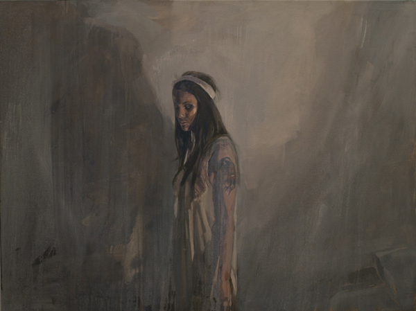 The Voice that Never Sings, oil on canvas, 77 x 102 cm, 2010