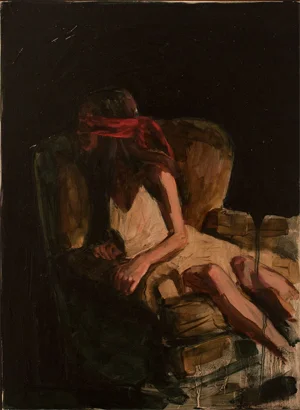 Unforeseen Consequences, oil on board, 30 x 22 cm, 2010