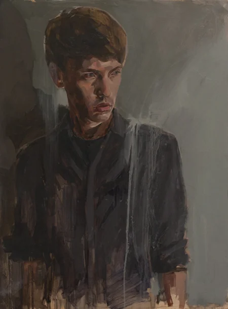 Apprehension 1, oil on board, 60 x 45 cm, 2010