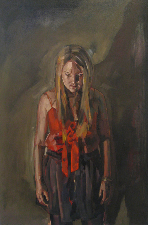Murmur, oil on canvas, 92 x 60 cm, 2009