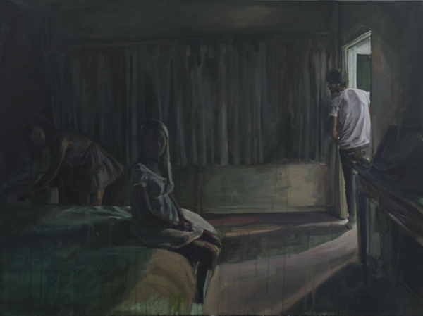 An Unexpected Arrival, oil on canvas, 92 x 122 cm, 2010