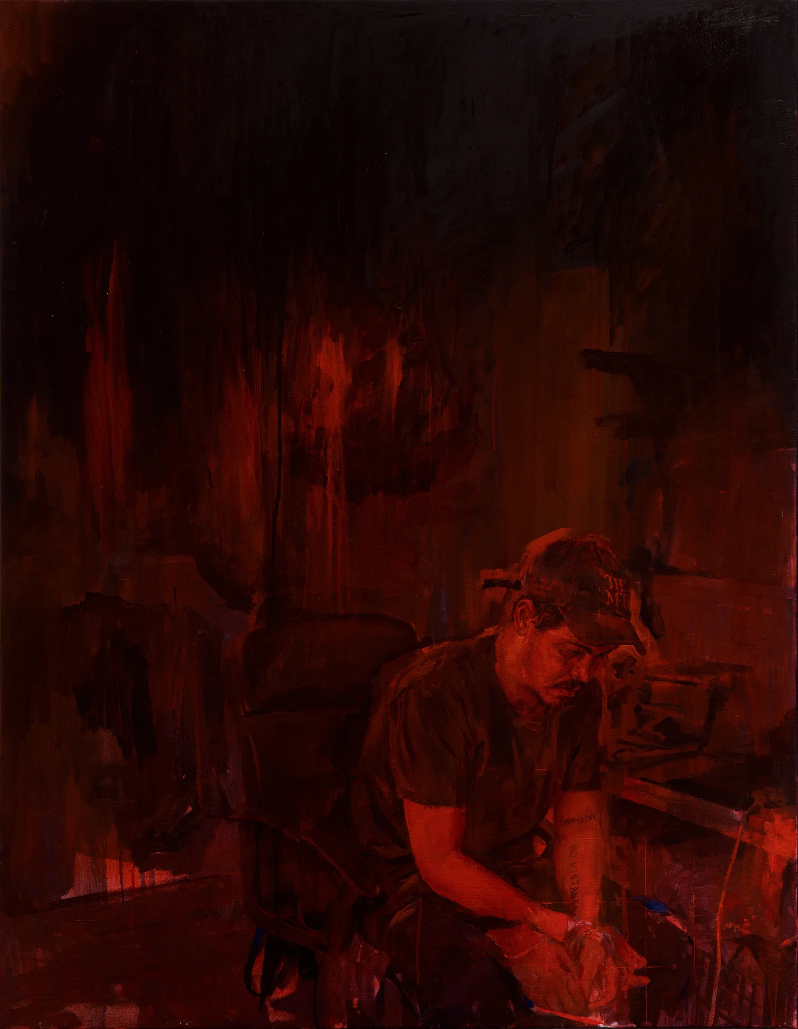 Abdul, oil on canvas, 160 x 110 cm, 2018