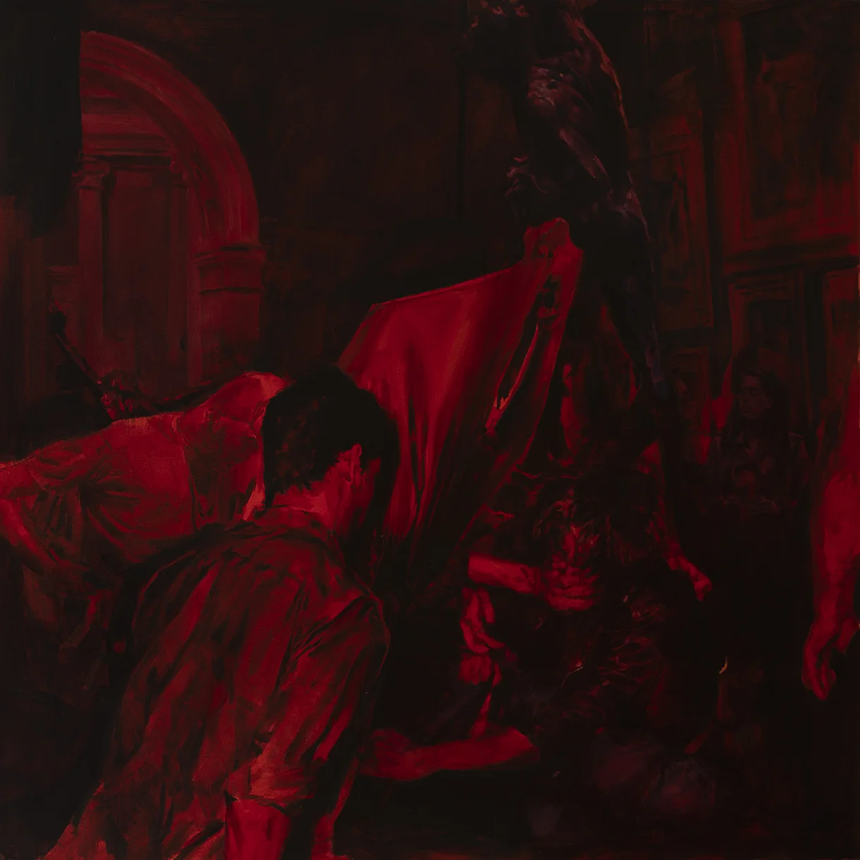 Colossus, 76cm x 76cm, oil on canvas, 2018