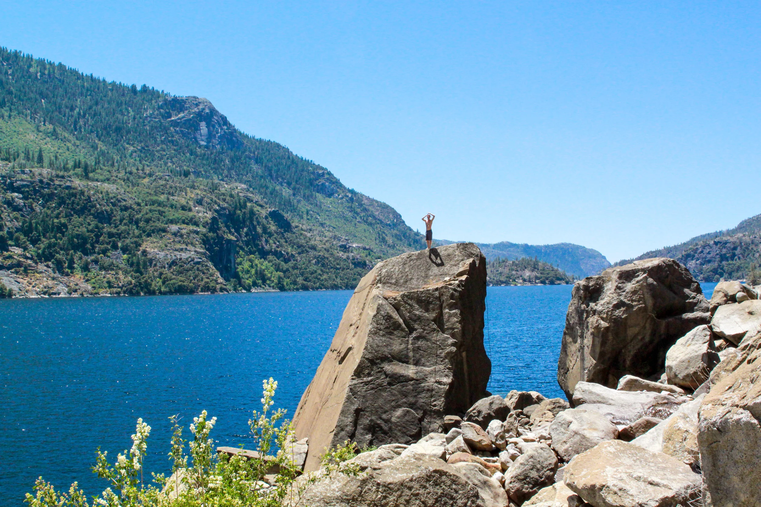 Looking Out at the Hetch Hetchy Reservoir from the Wampama Falls Trail, 2012
