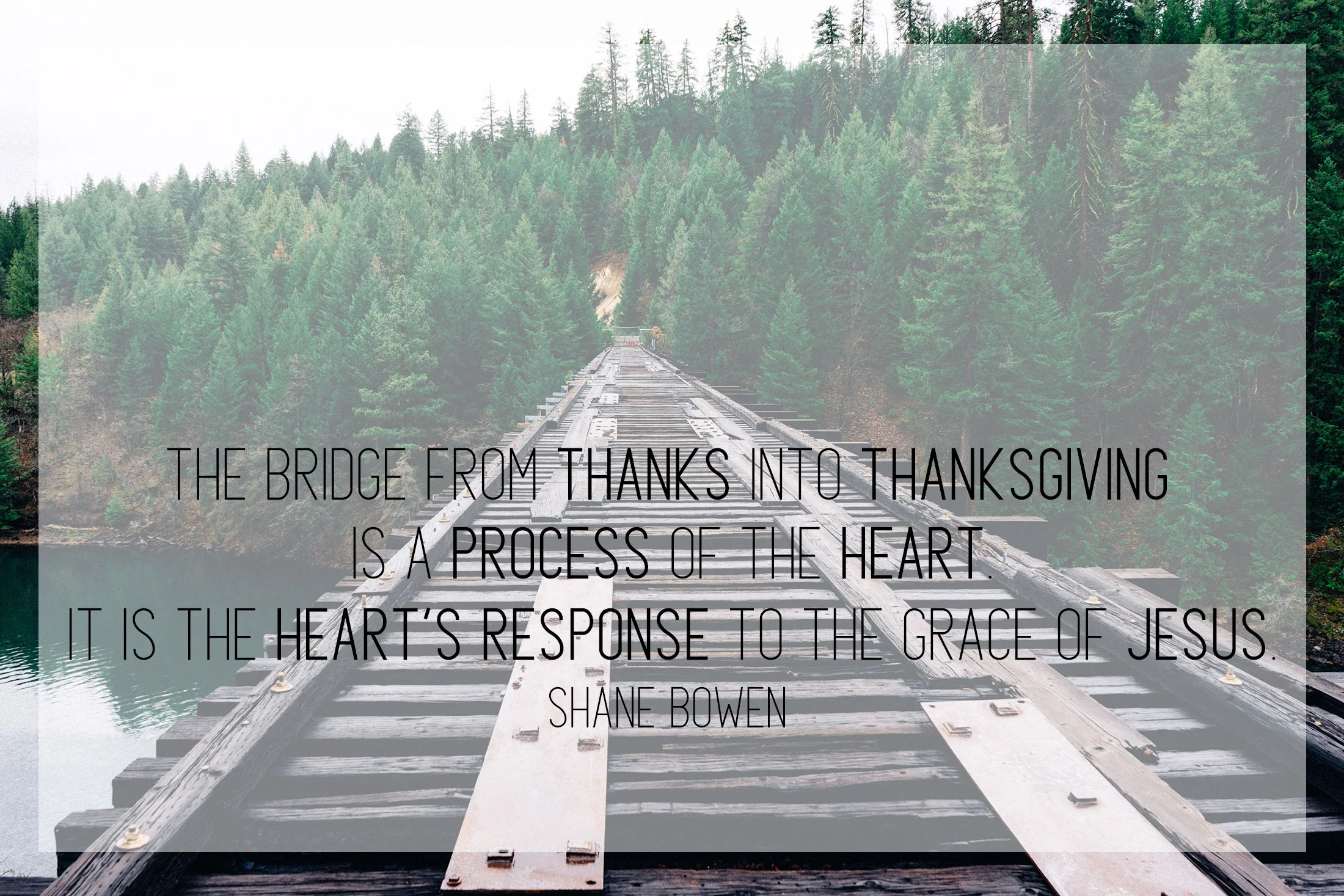 From Thanks to Thanksgiving