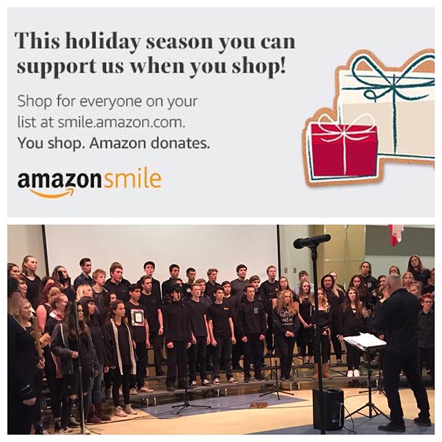 Every time you shop Amazon Smile you help make money for our choir! #lastminutegifts #merrychristmas #nuchoir