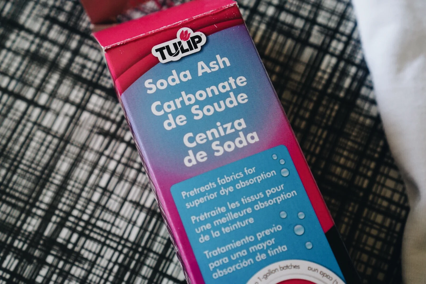 This was extremely easy, since it came in packet form already, and had gloves in the box as well!