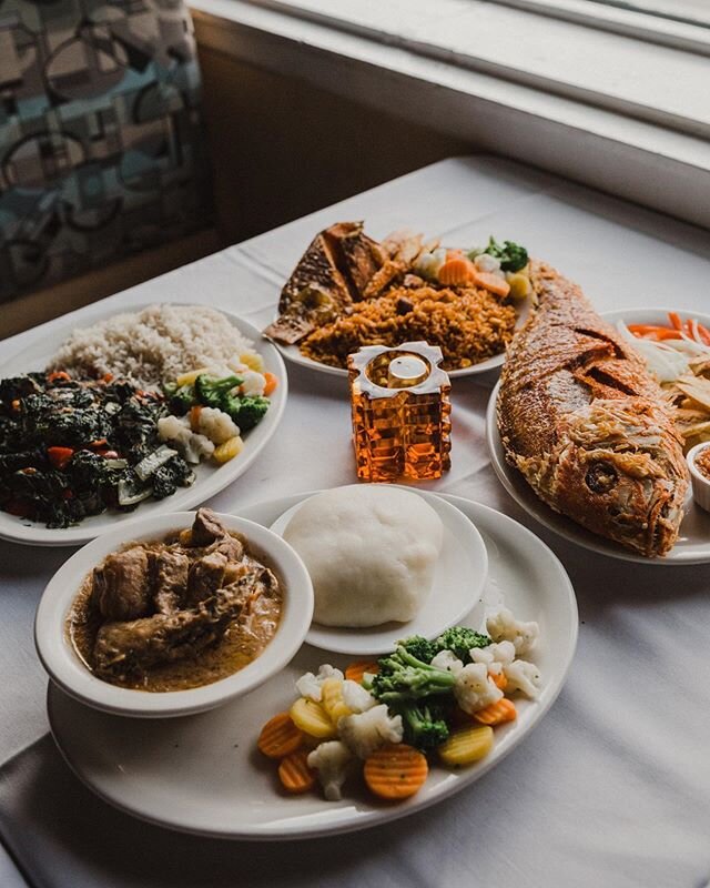 The amazing humans over at @curbside_kc have created a &lsquo;Black-Owned Restaurants&rsquo; filter via their website, to easily be able to search &amp; support here in KC 🧡 These are a few special images from @fannies_west_african_cuisine_ that we 