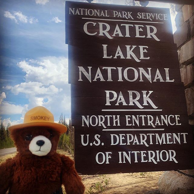 #happybirthday @smokeybear awesome day touring around #craterlakenationalpark