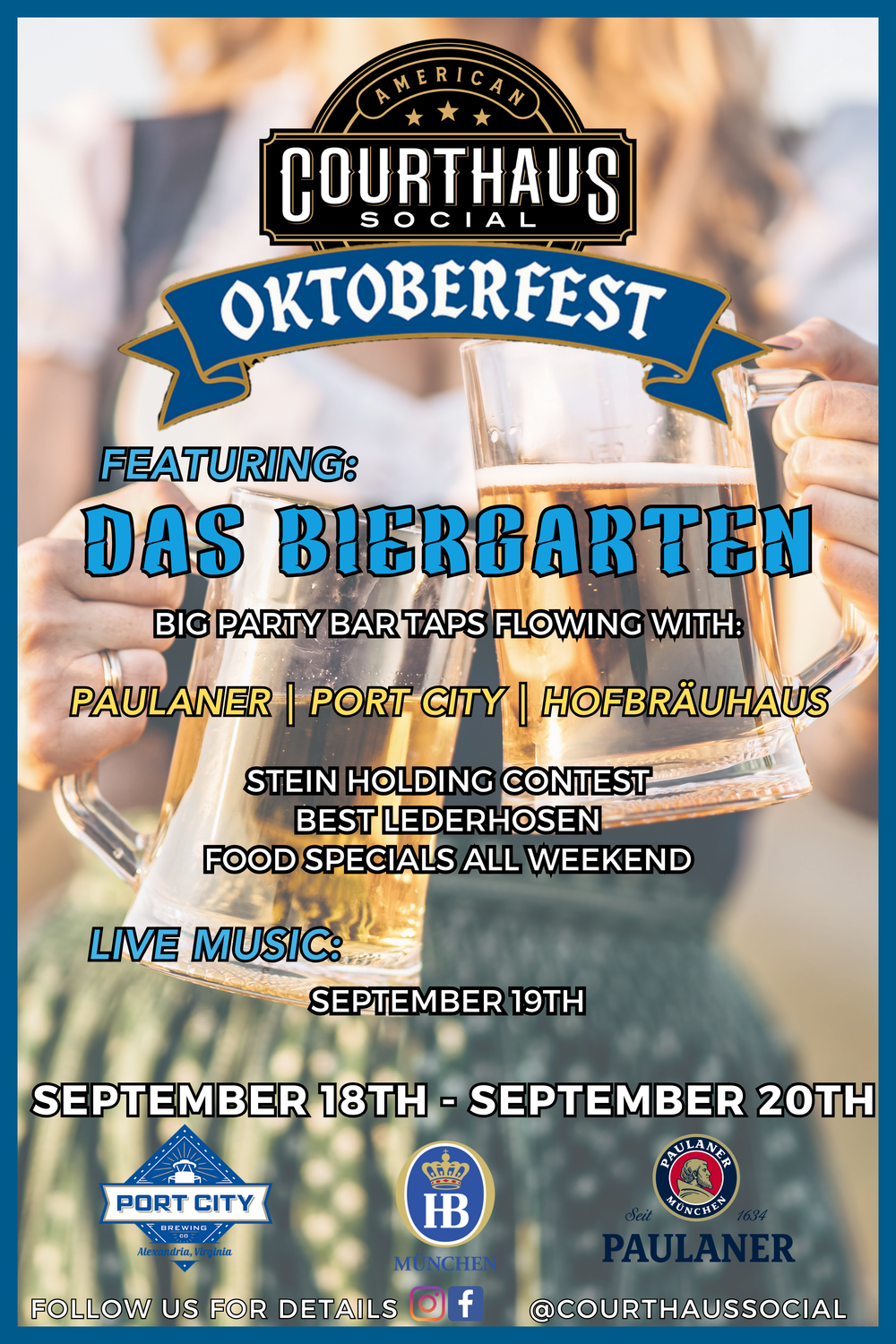 Oktoberfest at Courthaus Social in Arlington