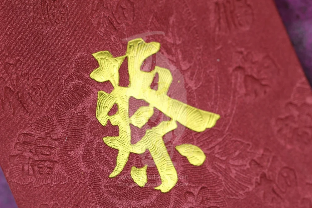 百家姓利是封 Surname Embossed - www.joysredpacket.com