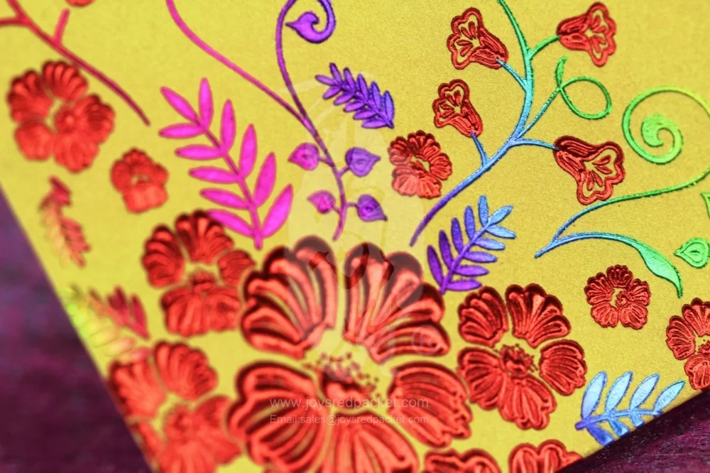 百家姓利是封 Surname Flower - www.joysredpacket.com