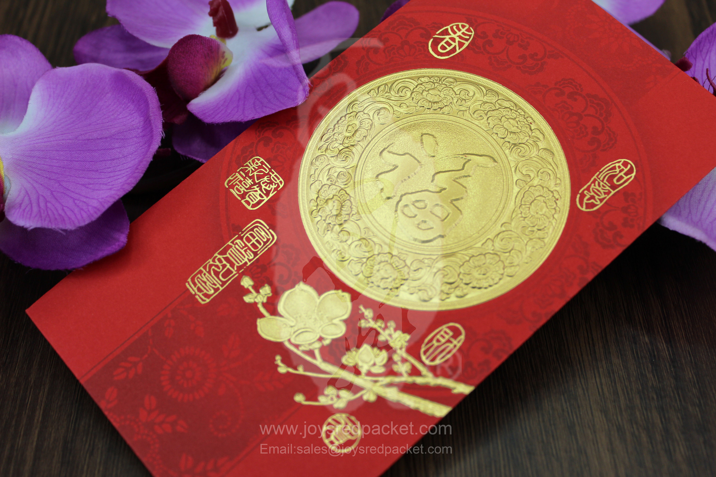 Red Packet Pack of 10 Fortune Design Lucky Money Money Envelope Hongbao 