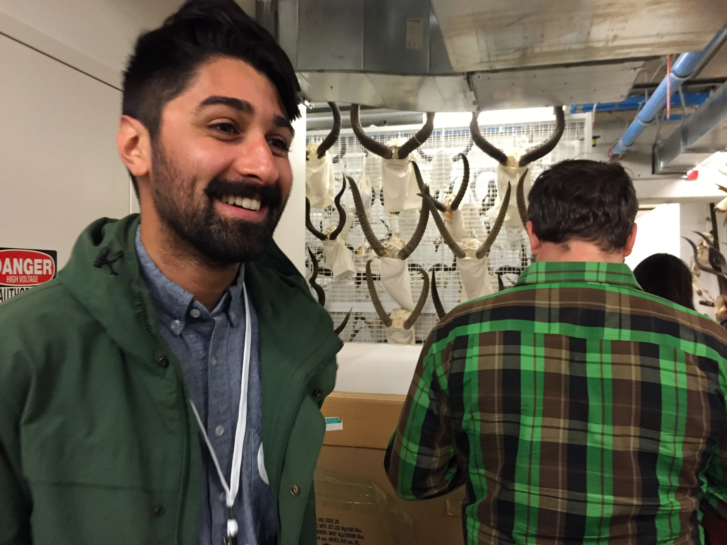 BTS with Arian and Gabe at the Academy. Makers make...