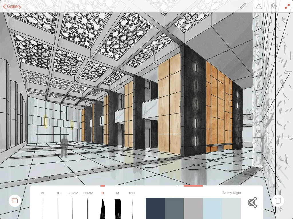 This drawing was recreated using our near final app. We knew we had hit our goal.